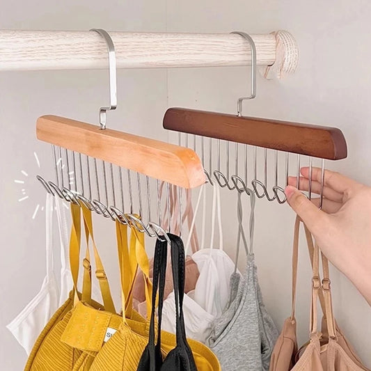 8 Hooks Wooden Hanger