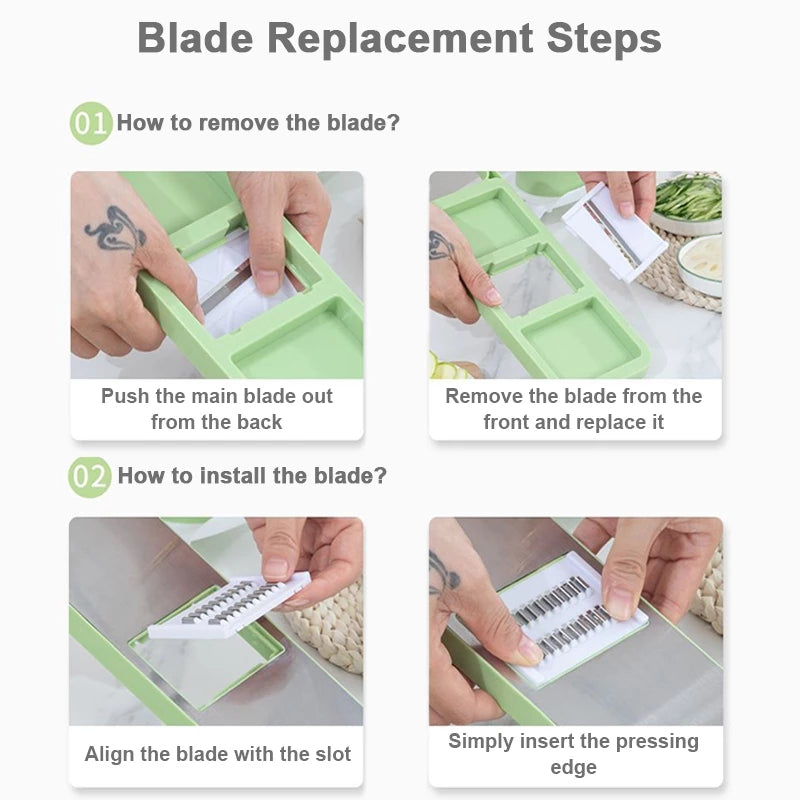 6 in 1 Multifunction Vegetable Cutter
