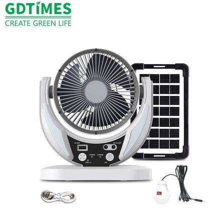 [TV306] GDTimes 6"Rechargeable Box Fan GD-8025