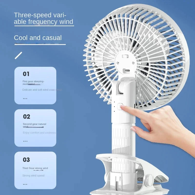 [A1-1163] Multifunction Desktop Fan / Clip Fan