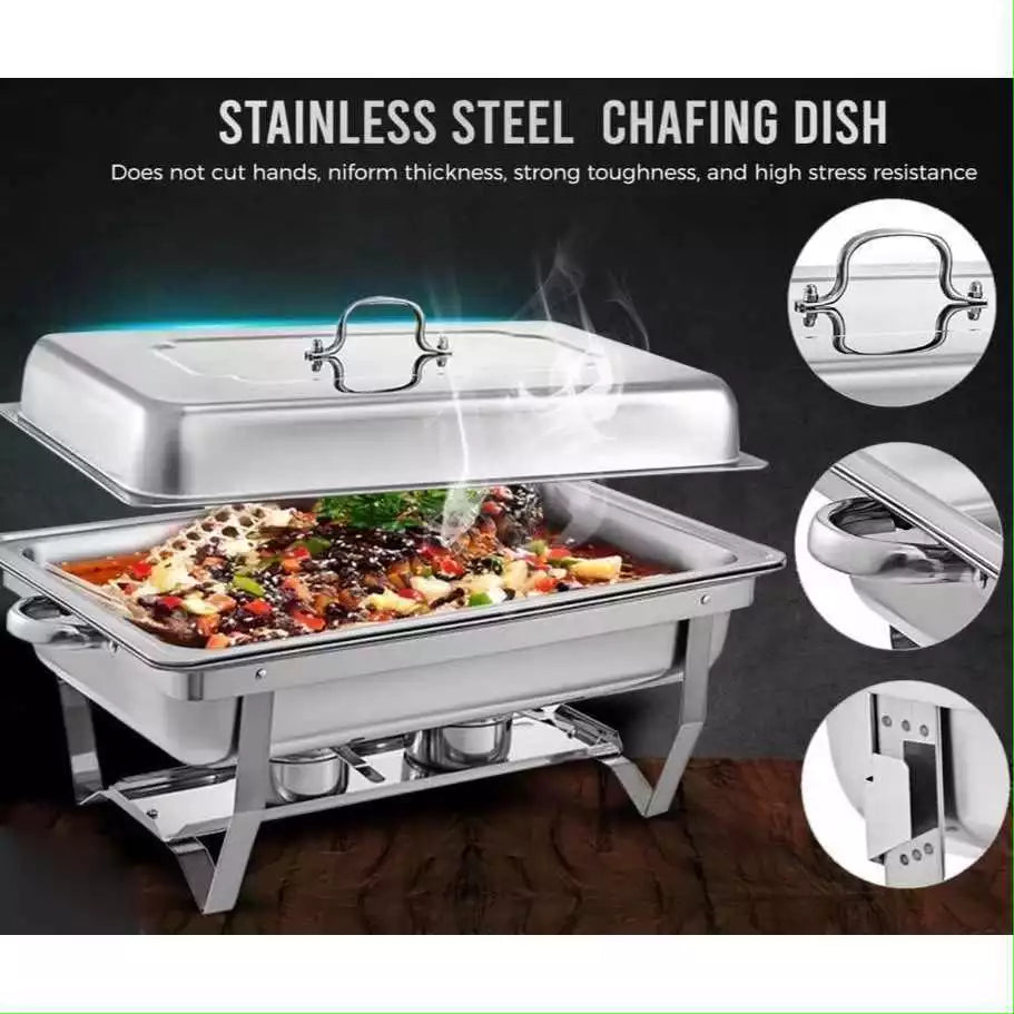 12L Stainless Steel Chafing Dish Buffet Food Warmer
