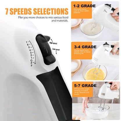 [A1-1362] CPLA Super Hand Mixer 7-speed 260W HE-133