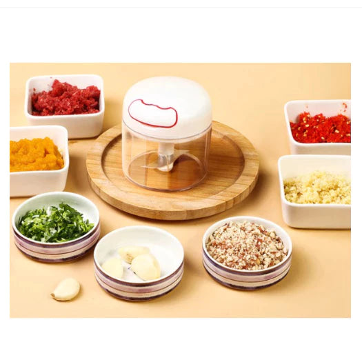[A1-051] Mini Garlic Press Food Chopper Multifunction Manual Meat Grinder