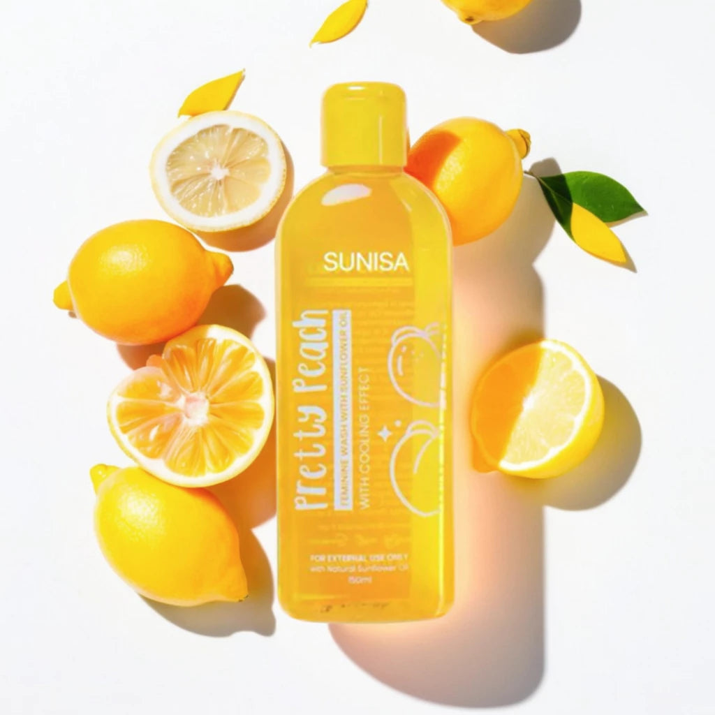 Sunisa Pretty Peach Feminine Wash with Sunflower Oil 150ml