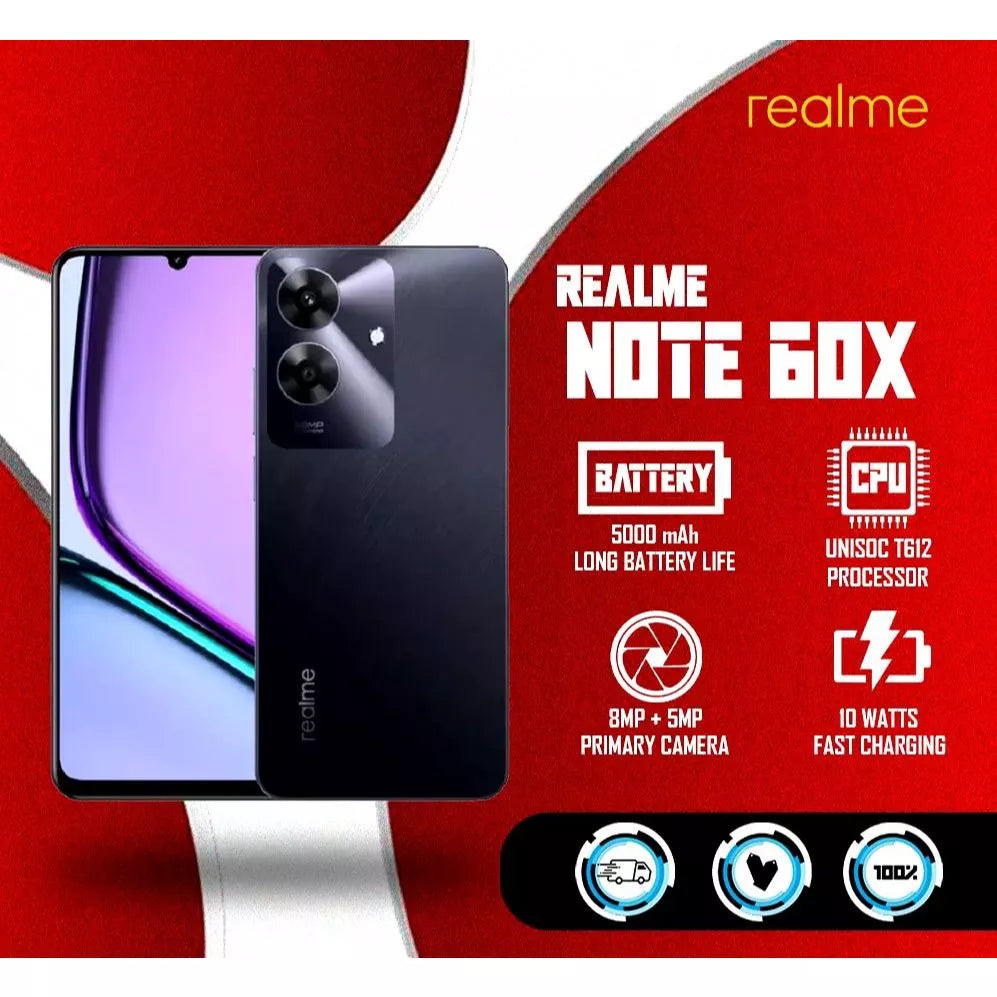 Realme Note 60x 3gb/64gb Mobile Phone 5000mAh Massive Battery