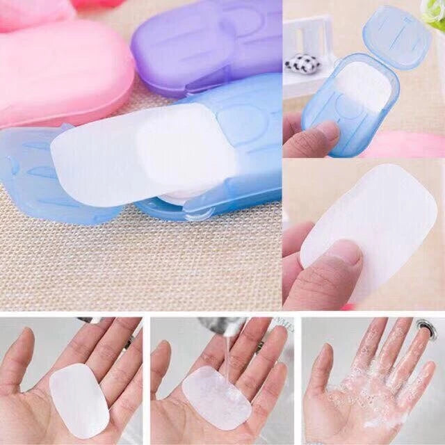 Travel Washing Hand Soap Paper Mini Soap