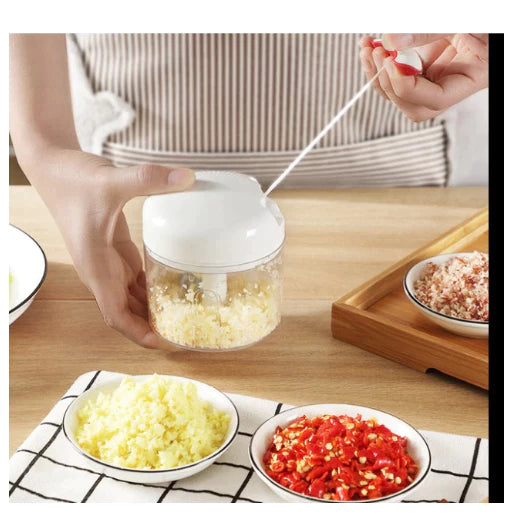 [A1-051] Mini Garlic Press Food Chopper Multifunction Manual Meat Grinder