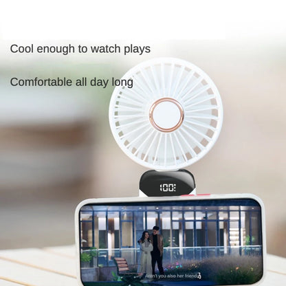 [A1-1116] LED Digital Display Fan Handheld Mini Fan N15