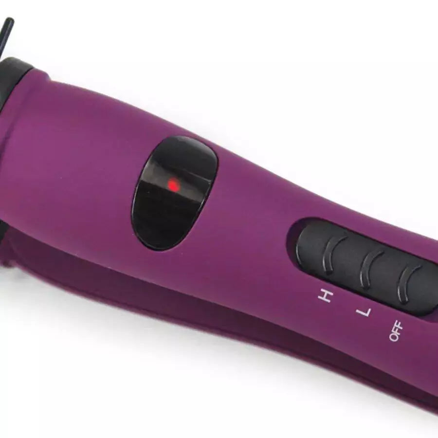 2in1 In Styler Ionic Styler Pro Ceramic Hot Brush & Flat Iron with Cool Touch Ionic Bristles