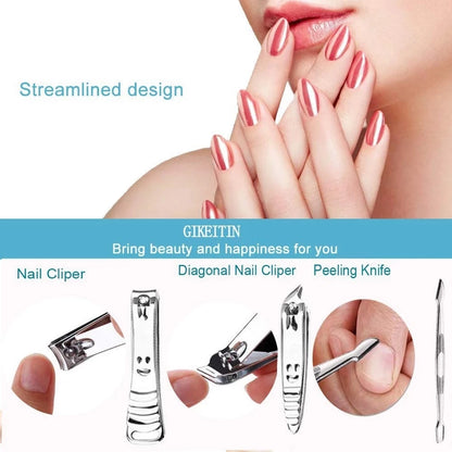 [A1-209] 12 Pcs Personal Manicure Set with Case