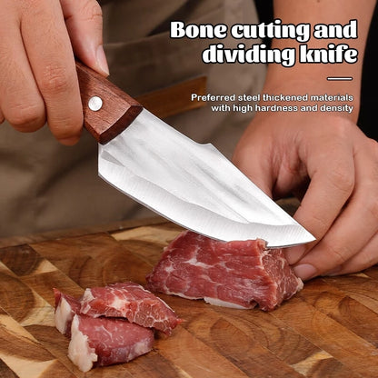 Japanese Knife Professional Boning Knife with Leather Case