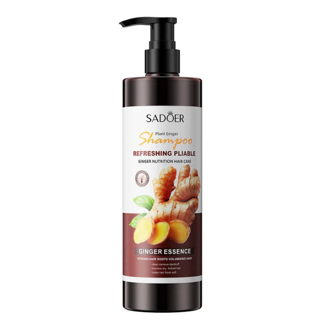 Sadoer Plant Ginger Shampoo Strong Hair Roots Volumizing Hair 500ml