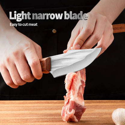 [A1-1267] Boning Knife with Leather Blade Cover