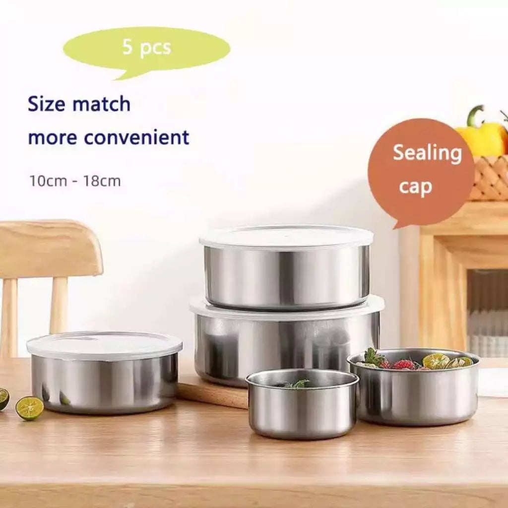 Protect Fresh Box High Quality Stainless Steel 5 in 1 Set