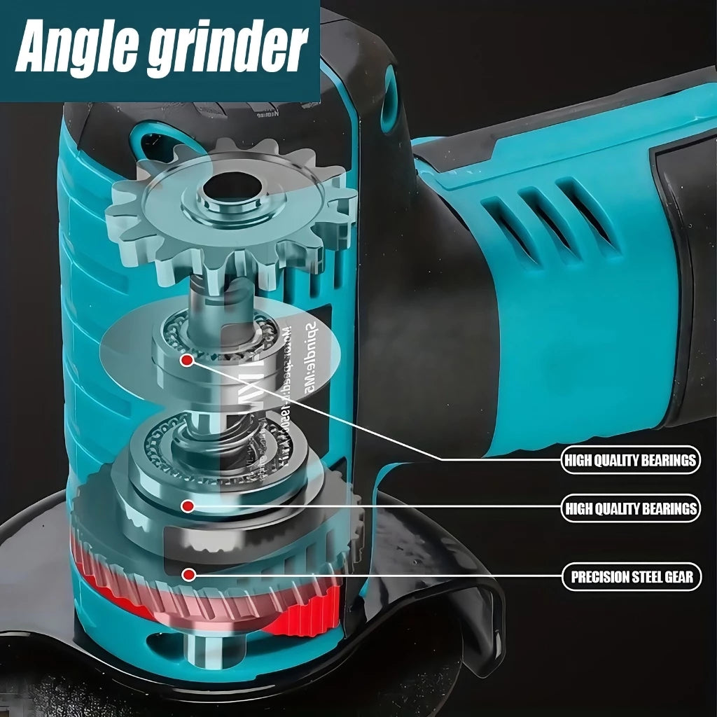[ZH1827] Portable Lithium Electic Angle Grinder