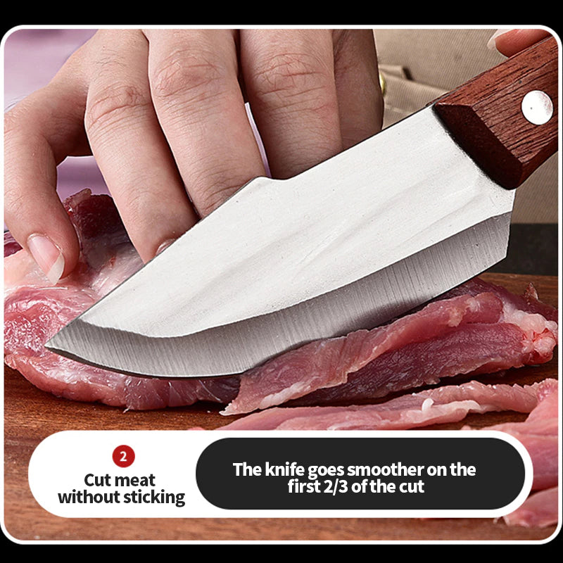 [A1-1267] Boning Knife with Leather Blade Cover