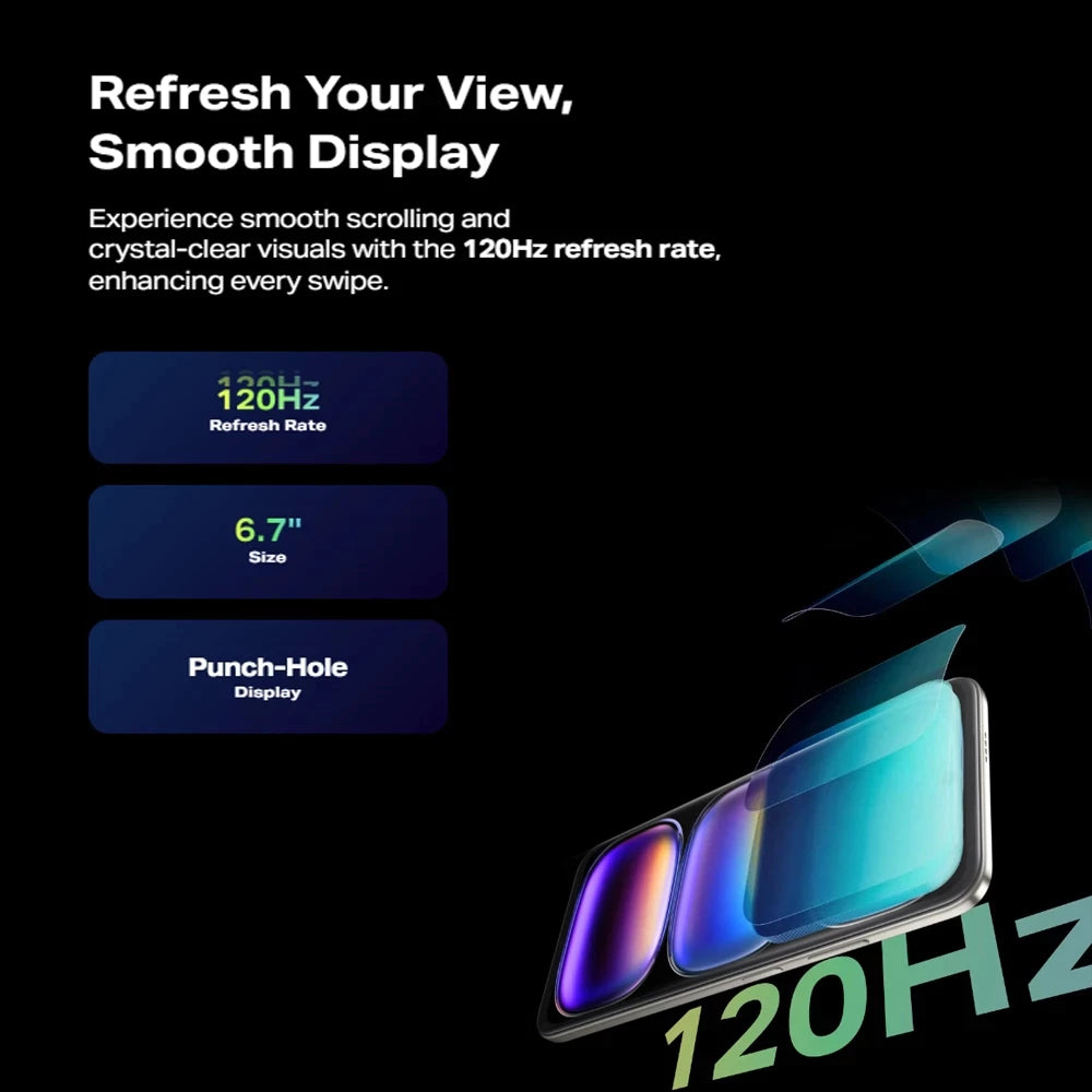 Infinix HOT 50i 120Hz All New 6.7" Punch-Hole Display 5000mAh