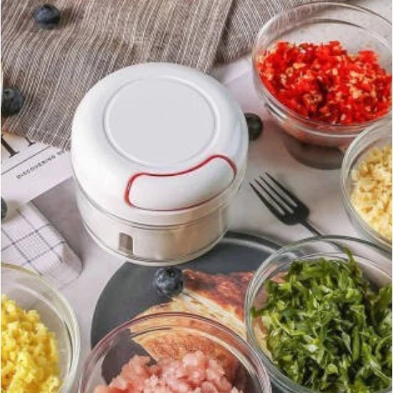 [A1-051] Mini Garlic Press Food Chopper Multifunction Manual Meat Grinder