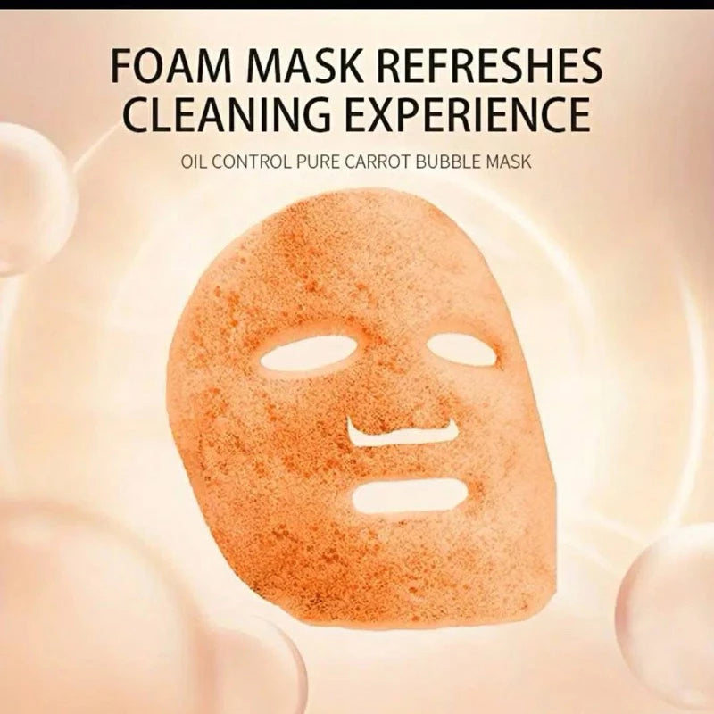 Ginbi Complex Acid Carrot Foam Facial Mask (12 packs x 4g)