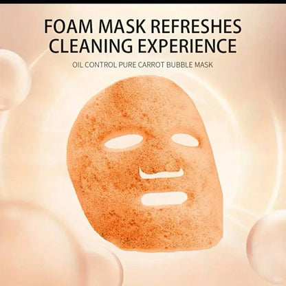 Ginbi Complex Acid Carrot Foam Facial Mask (12 packs x 4g)