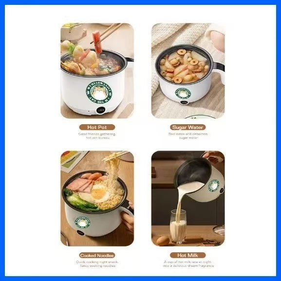 Wish Star Multifunctional Pot Mini Rice Cooker with Steamer 18cm