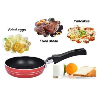 [A1-216] 12cm Mini Non-Stick Aluminum Frying Pan