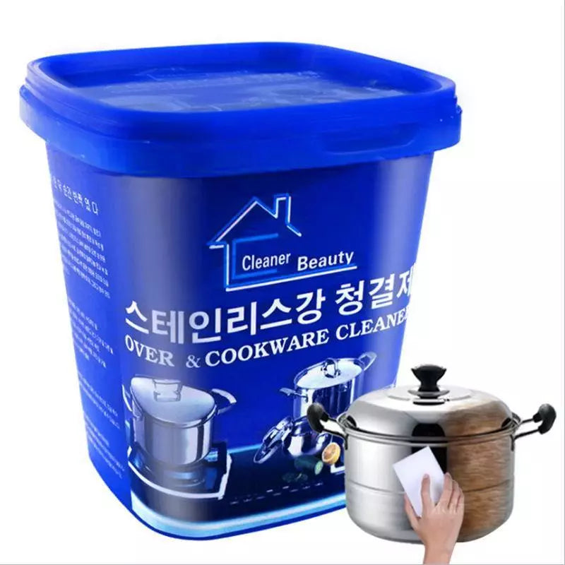 Cleaner Beauty Stainless Steel Cleaner Over & Cookware Cleaning Cream Paste 500g