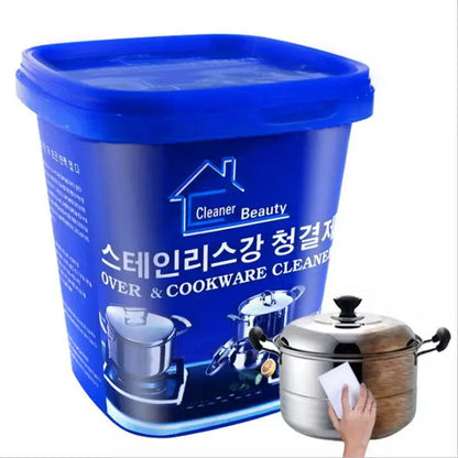 Cleaner Beauty Stainless Steel Cleaner Over & Cookware Cleaning Cream Paste 500g