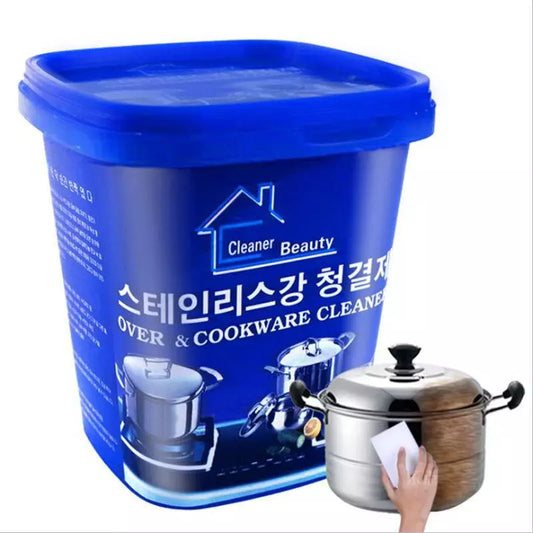 Cleaner Beauty Stainless Steel Cleaner Over & Cookware Cleaning Cream Paste 500g