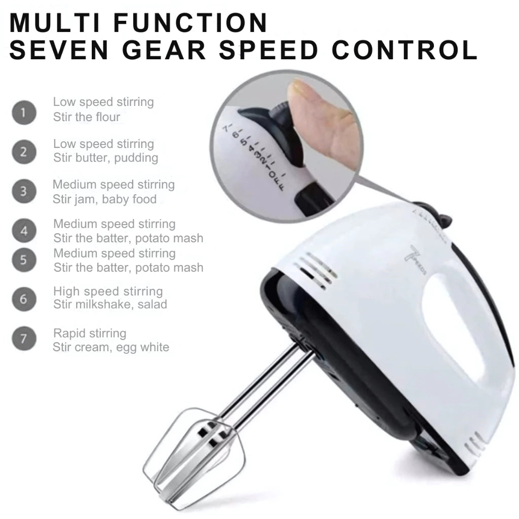 [A1-1362] CPLA Super Hand Mixer 7-speed 260W HE-133