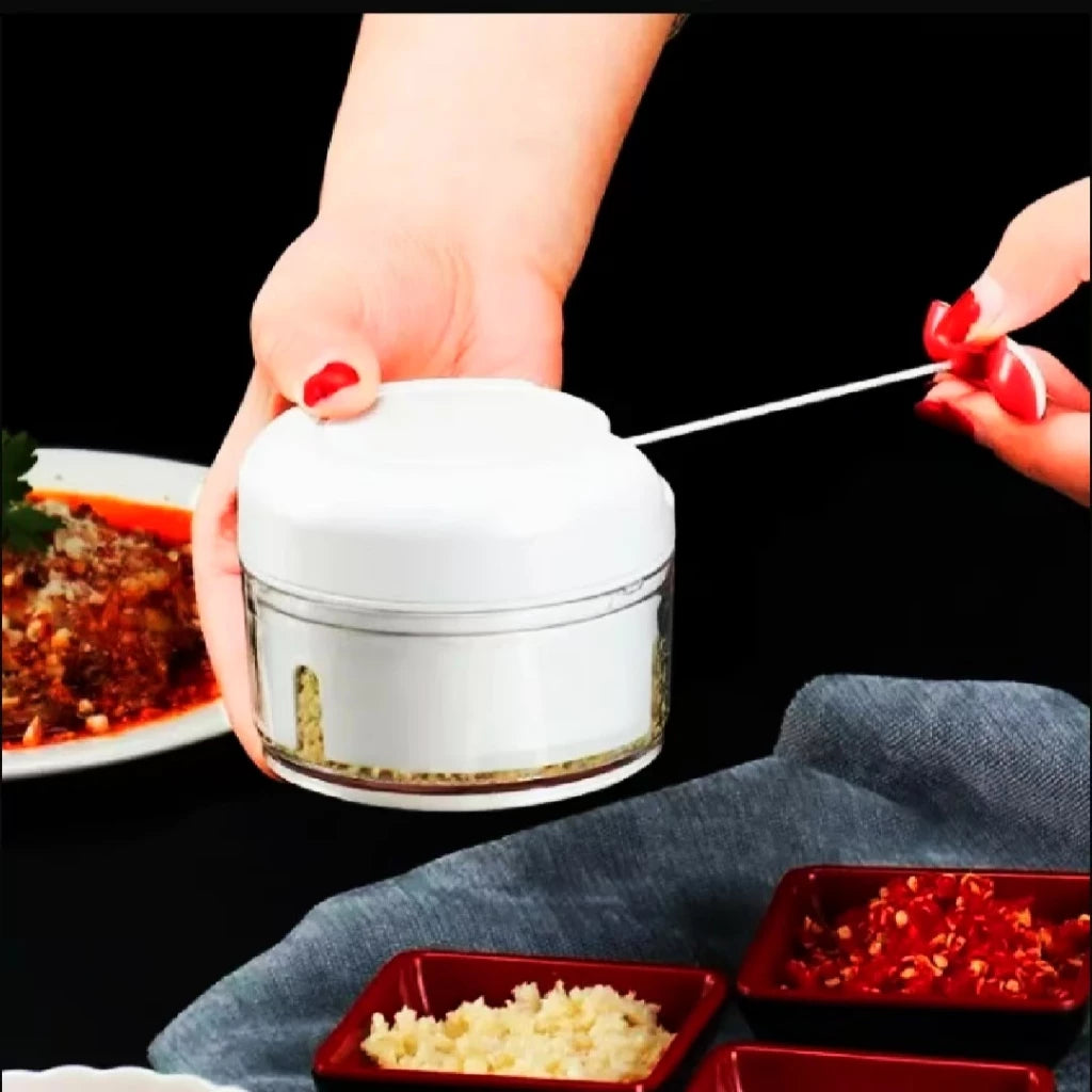 [A1-051] Mini Garlic Press Food Chopper Multifunction Manual Meat Grinder
