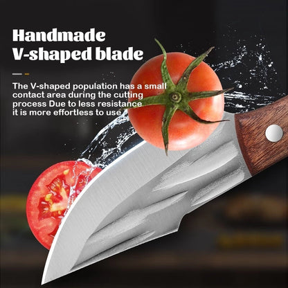 [A1-1384] Professional Boning Knife with Leather Blade Cover