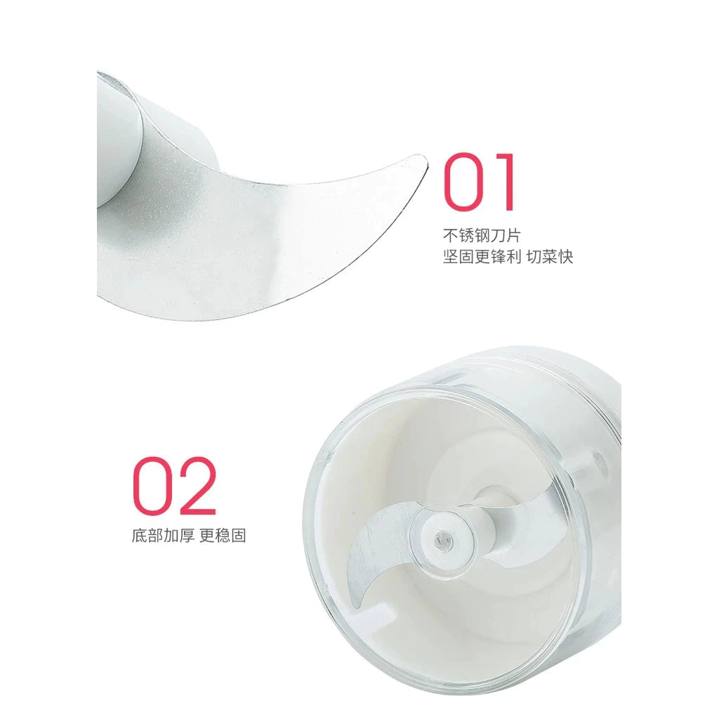 [A1-051] Mini Garlic Press Food Chopper Multifunction Manual Meat Grinder