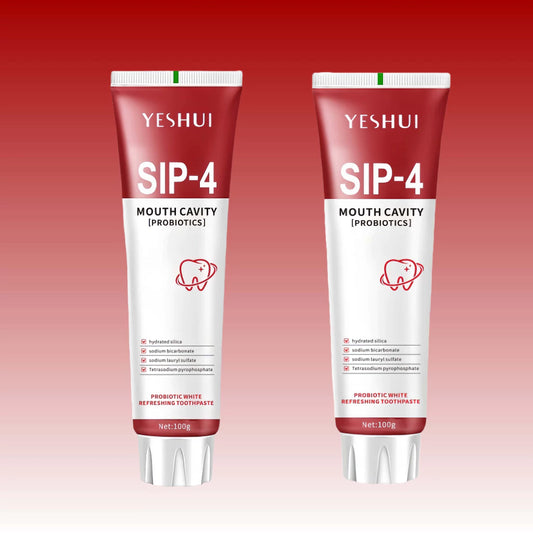 Yan Tian Mei Xi Sip-4 Ultra Probiotics Toothpaste Teeth Whitening 100g
