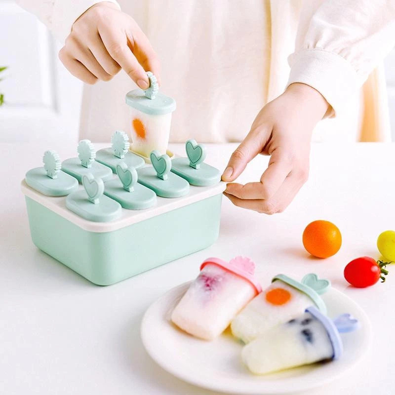 An Ming Popsicle Mold Quick Frozen 8 Grid Molder