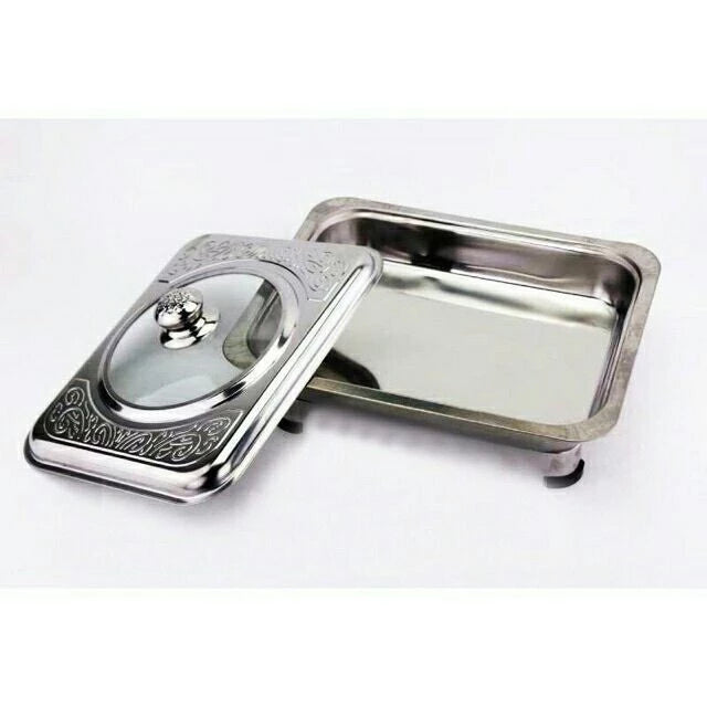 [A1-011-012] Stainless Rectangular Food Warmer