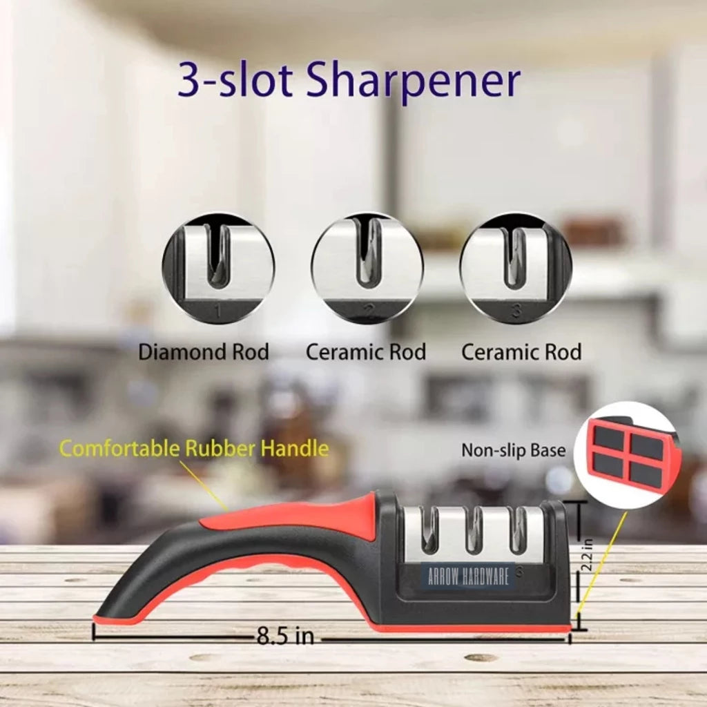[A1-107] Fast Knife Sharpener 3-level KCK-168
