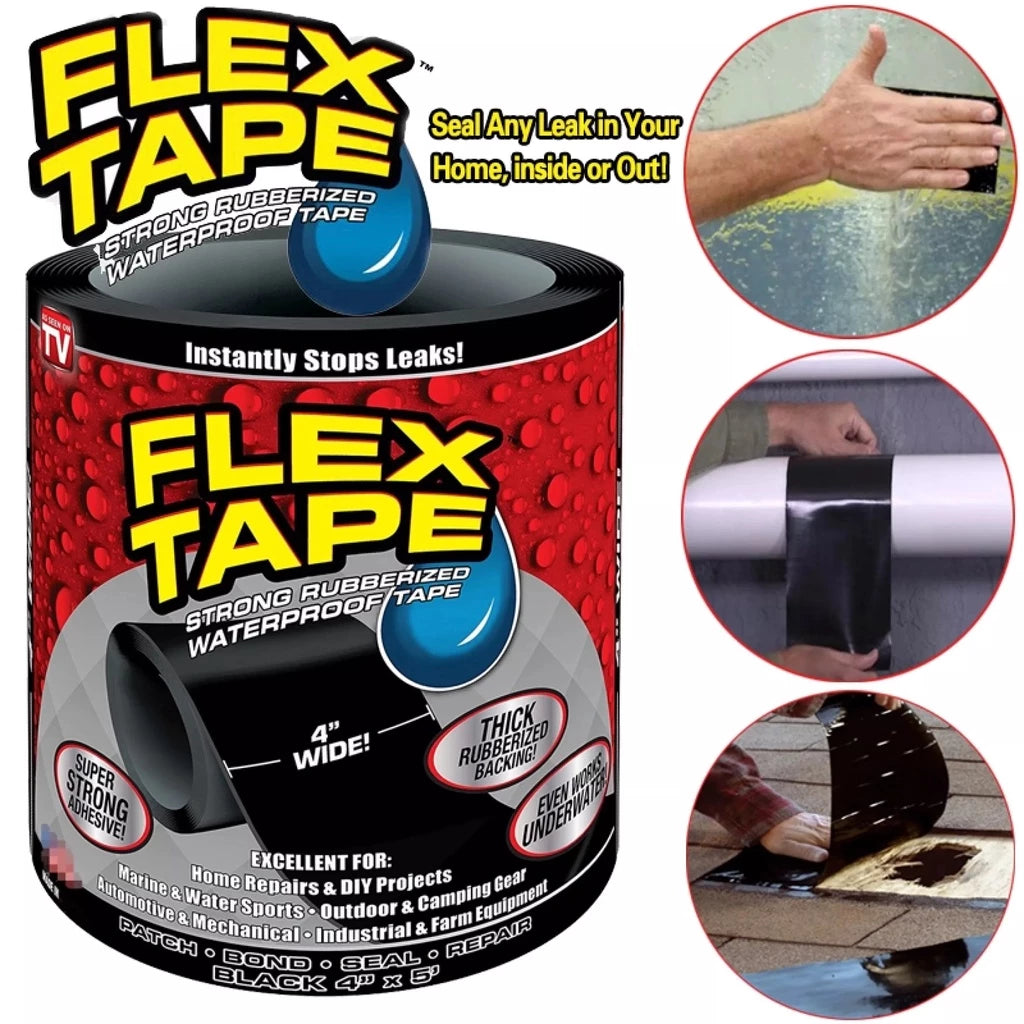 Flex Tape Strong Rubberized Waterproof Tape