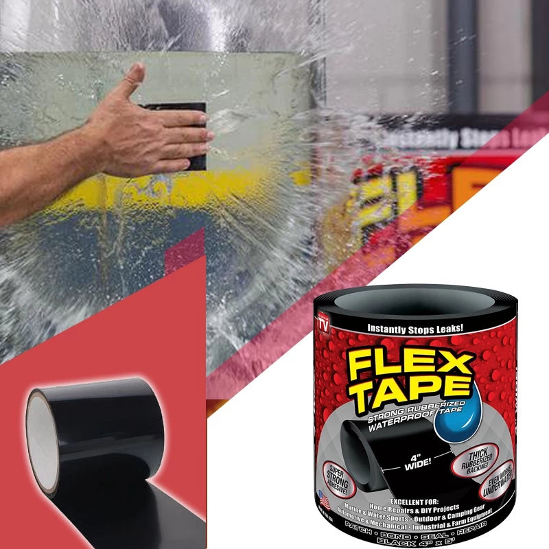 Flex Tape Strong Rubberized Waterproof Tape