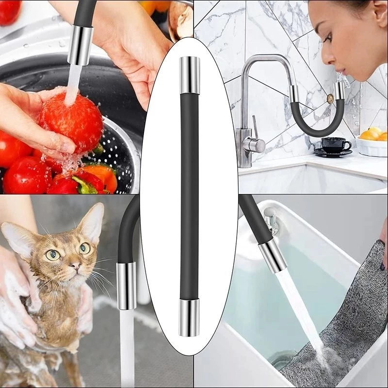 Universal Faucet Extension 360° Free Bend Flexible Hose