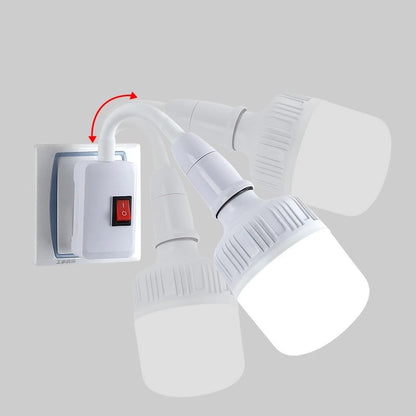 ????Plug-in Flexible Wall Light Socket Adapter