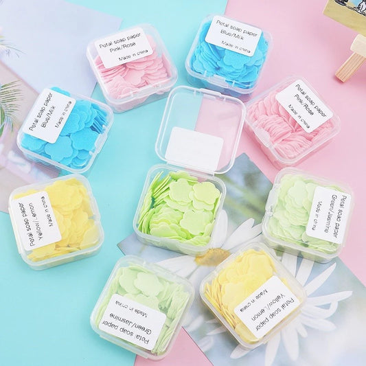 Disposable Petal-shaped Soap Paper