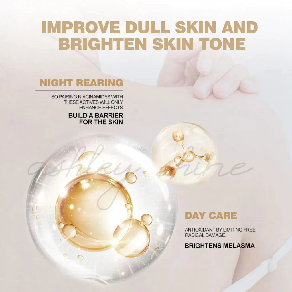Ashley Shine Niacinamide Pure Serum 2in1 Face and Body Whitening and Hydrating  520ml