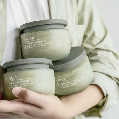 Ginbi Avocado Ice Cream Body Scrub 250g