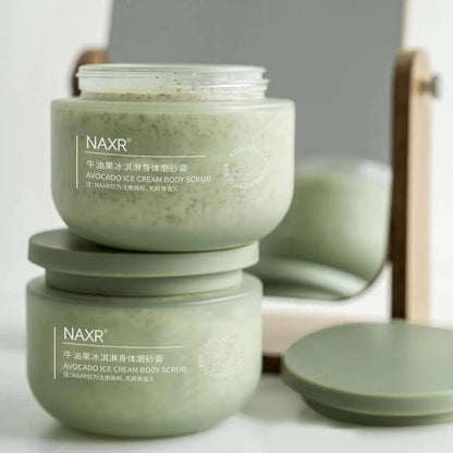 Ginbi Avocado Ice Cream Body Scrub 250g