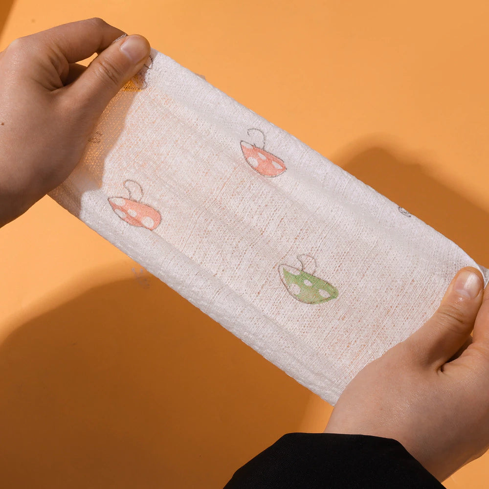 [A1-1343] Disposable Wipes Dishcloth Paper Towel - 1 Roll (50pcs)