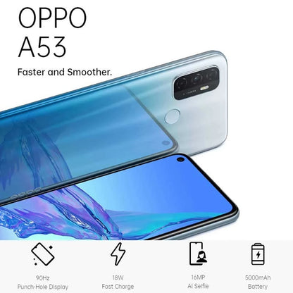 Oppo A53 8gb/256gb Mobile Phone Qualcomm SM4250 Snapdragon 460 5000mAh