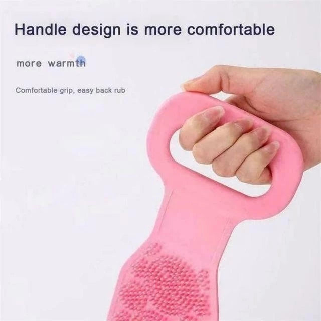 Silicone Dual Side Back Scrubber Body Brush