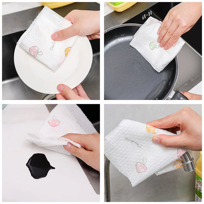[A1-1343] Disposable Wipes Dishcloth Paper Towel - 1 Roll (50pcs)