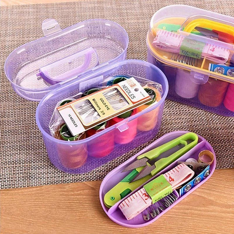 Sewing Kit Box Set Small Household Portable Sewing Tools